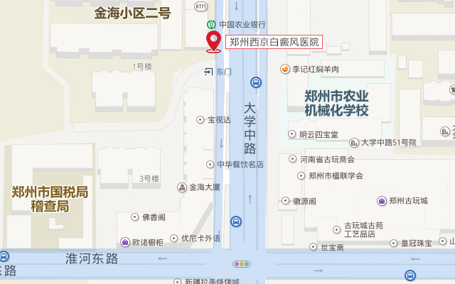 郑州西京白癜风医院来院路线-地址
